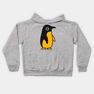 Cute Orange Penguin Kids Hoodie